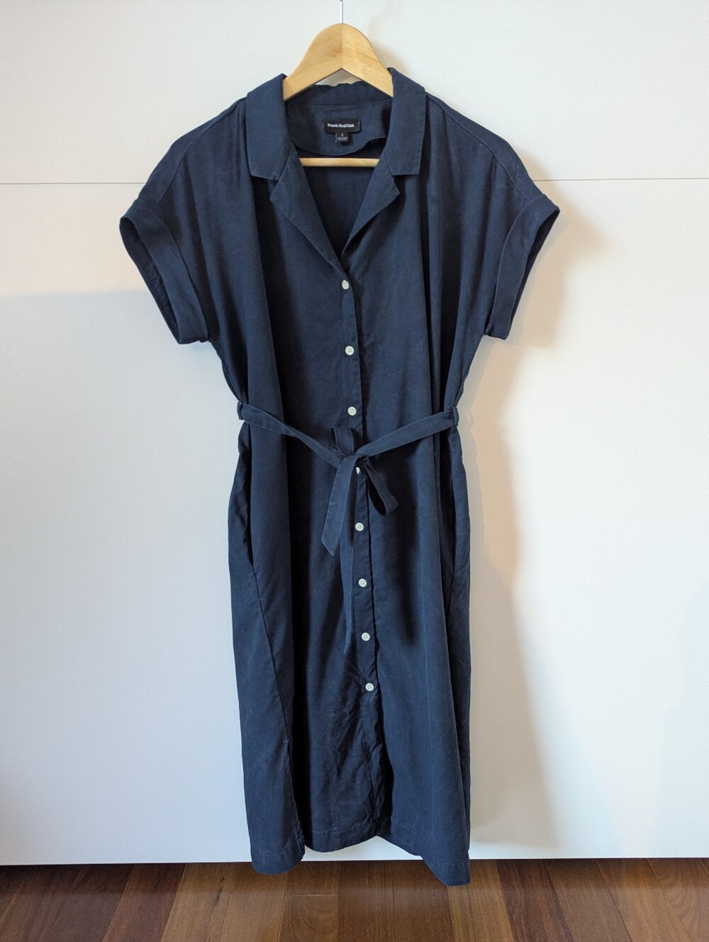 Frank And Oak Tencel Dress, Small